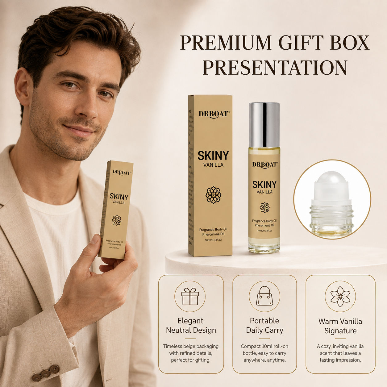 Olio profumato roll-on da uomo - Perfume Fragrance Man recensione e prezzo
